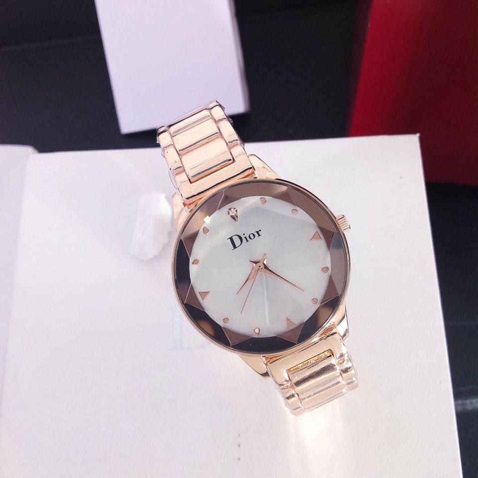 Đồng hồ Dior nữ dây kim loại Dior Satine phong cách cá tính 30mm  DWatch