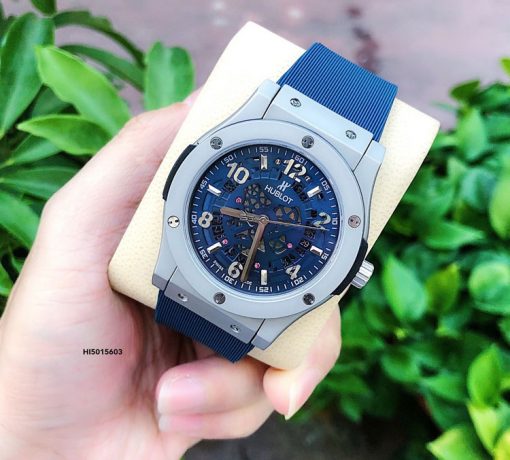 Đồng hồ Hublot Geneve Automatic 1101458 Nam Blue xanh siêu cấp