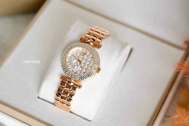 Đồng hồ Versace Nữ mặt Mini dây thép không gỉ siêu cấp
