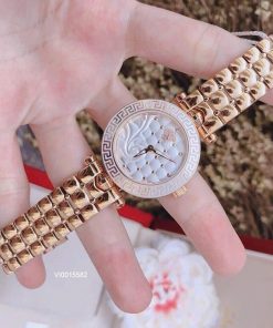Đồng hồ Versace Nữ mặt Mini dây thép không gỉ siêu cấp