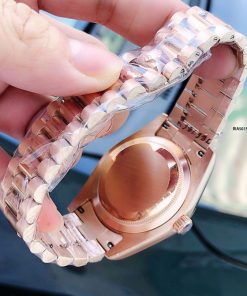 Đồng hồ Nam Rolex oyster cơ tự động dây vàng gold thép không gỉ