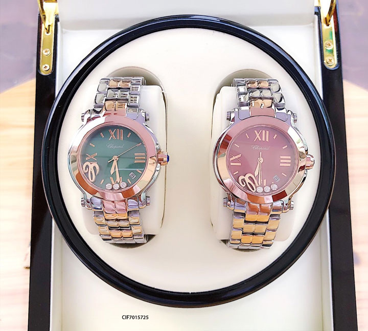 Đồng hồ Chopard Happy Sport dây kim loại Replica 1.1