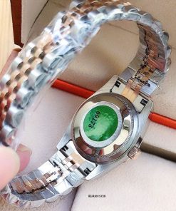 Đồng Hồ Rolex Nữ Oyster máy cơ tự động dây mạ vàng PVD