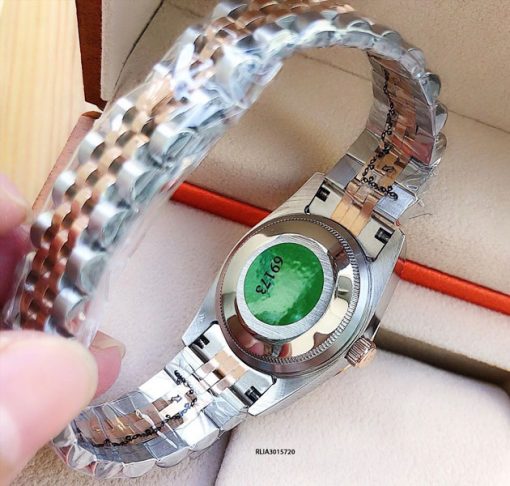 Đồng Hồ Rolex Nữ Oyster máy cơ tự động dây mạ vàng PVD