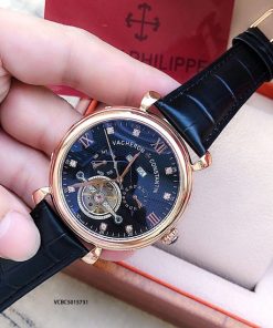 Đồng hồ Vacheron Constantin Geneve Swiss Made Automatic dây da đen