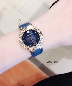 Đồng hồ Versace nữ dây da xanh cao cấp