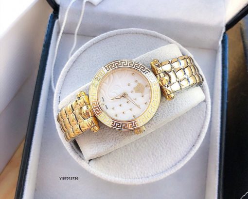 Đồng hồ Versace Nữ dây kim loại vàng cao cấp