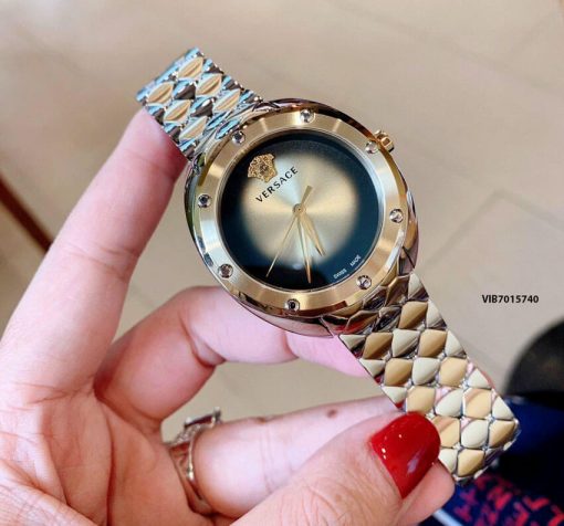 Đồng hồ Versace Shadov dây vảy cá cao kim loại cấp