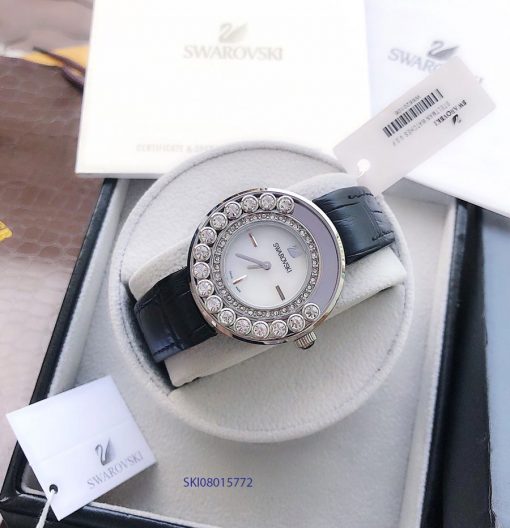 đồng hồ swarovski nữ đẹp dây da super fake giá rẻ tại tphcm hà nội