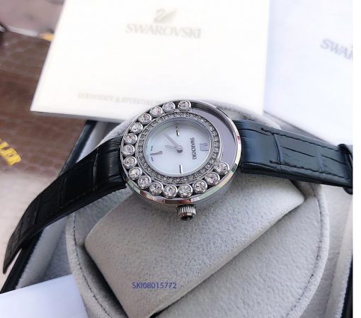 đồng hồ swarovski nữ đẹp dây da super fake giá rẻ tại tphcm hà nội