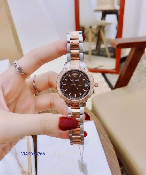 Đồng hồ Versace nam nữ super fake dây kim loại giá rẻ tại tphcm