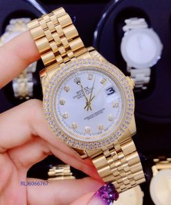 Đồng hồ Rolex nữ super fake dây kim loại giá rẻ tại tphcm