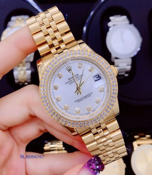 Đồng hồ Rolex nữ super fake dây kim loại giá rẻ tại tphcm