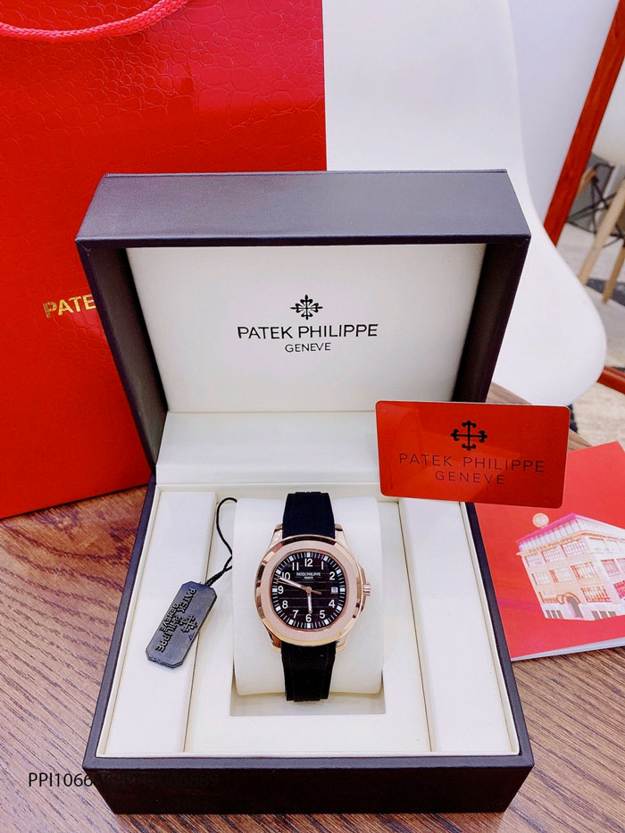 Đồng hồ nam Patek Philippe Aquanaut máy cơ viền vàng giá rẻ fullbox