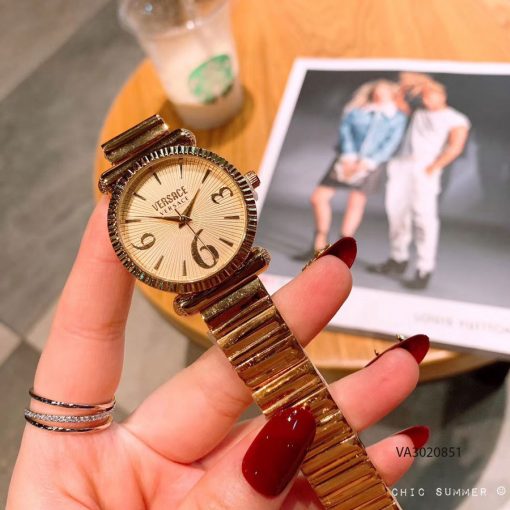 đồng hồ versace nữ dây kim loại hàng fake giá rẻ