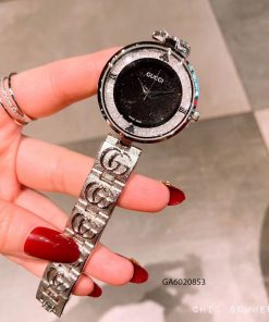 đồng hồ gucci nữ dây kim loại bạc cao cấp giá rẻ