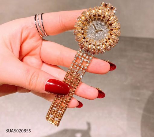 đồng hồ nữ Burgi mâm xôi đá cao cấp giá rẻ