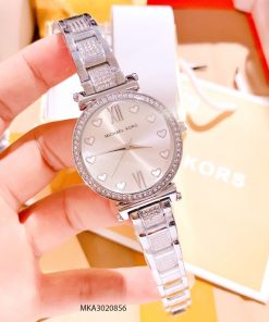 Đồng hồ nữ Michael Kors dây màu bạc cao cấp