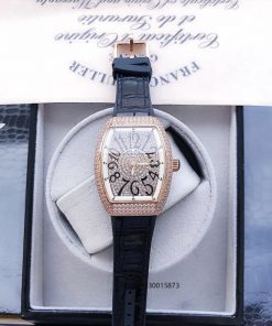 Đồng hồ nữ Franck muller dòng Vanguard Yaching V32 viền vàng cao cấp giá rẻ fullbox