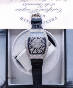 Đồng hồ nữ Franck muller V32 full đá màu bạc cao cấp giá rẻ