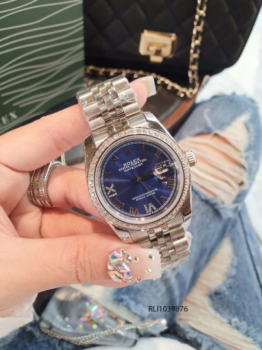 Đồng hồ Rolex Oyster Perpetual Datejust xanh 36mm Siêu cấp