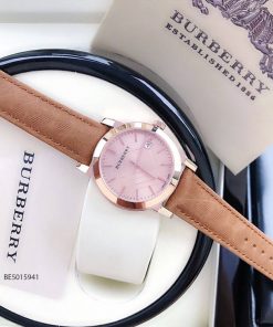 Đồng Hồ Burberry BU9109 Nữ dây nâu cao cấp