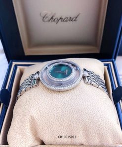 độ dày đồng hồ nữ Chopard dòng Happy Diamond kính Real Saphirre replica 1:1