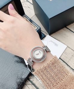 Đồng hồ đeo tay nữ Chopard Happy Diamond Real sapphire trắng replica 1:1