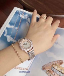 đồng hồ đeo tay nữ Chopard L’Heure Du Diamant máy Thụy Sĩ rose gold