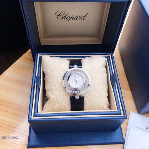 Đồng hồ nữ Chopard dòng Happy Diamond đá xoay replica 1:1
