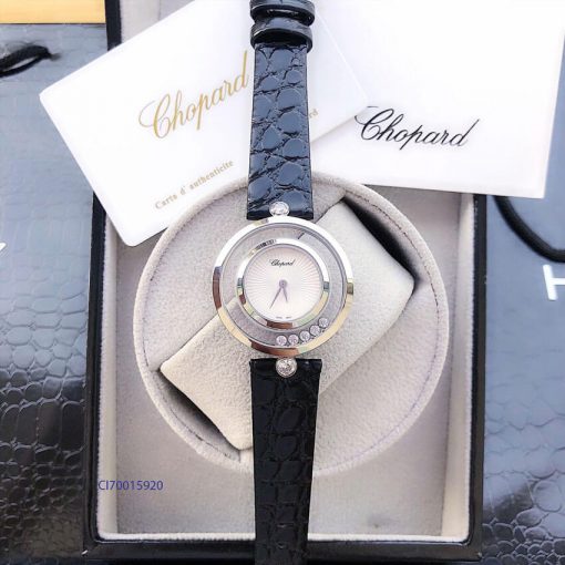 Đồng hồ nữ Chopard dòng Happy Diamond đá xoay replica 1:1 giá rẻ