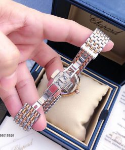 khóa đồng hồ đeo tay nữ Chopard dòng Happy Diamond demi replica 1:1