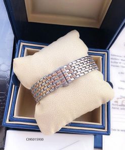 khóa đồng hồ đeo tay nữ Chopard dòng Happy Diamond demi đỏ replica 1:1