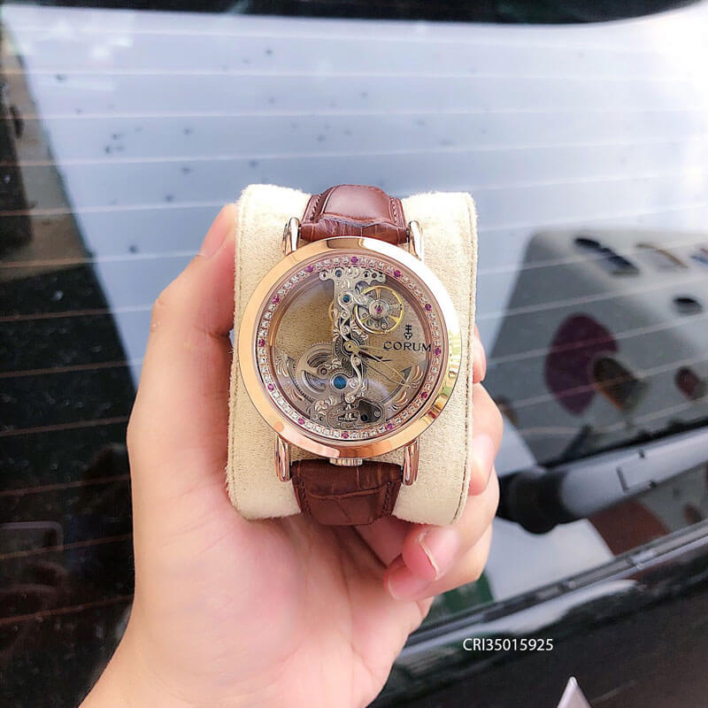 Đồng Hồ Corum Golden Bridge Automatic Nam viền vàng cao cấp giá rẻ