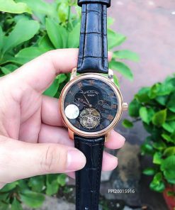 Đồng hồ đeo nam Patek Philippe máy Thụy Sĩ dây da cao cấp giá rẻ