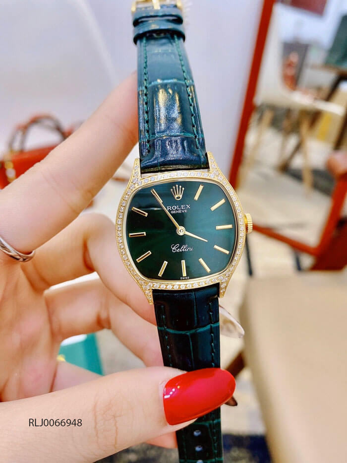 Đồng hồ Rolex dây da CLASSIC LEATHER LADY máy Thụy sỹ cao cấp