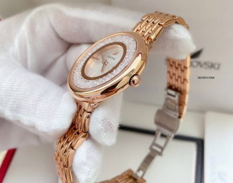 Đồng hồ nữ Swarovski Crystalline Chic 2020 Viền Đính đá cao cấp dây thép mạ PVD