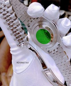Đồng Hồ Rolex DATEJUST nam dây thép không gỉ demi bạc