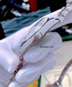 Đồng Hồ Rolex DATEJUST nam dây thép không gỉ demi bạc