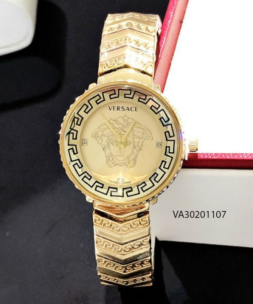 Đồng hồ versace kim loại vàng giá rẻ