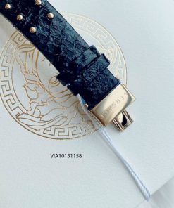 Đồng hồ Versace Shadov dây da mặt khói cao cấp