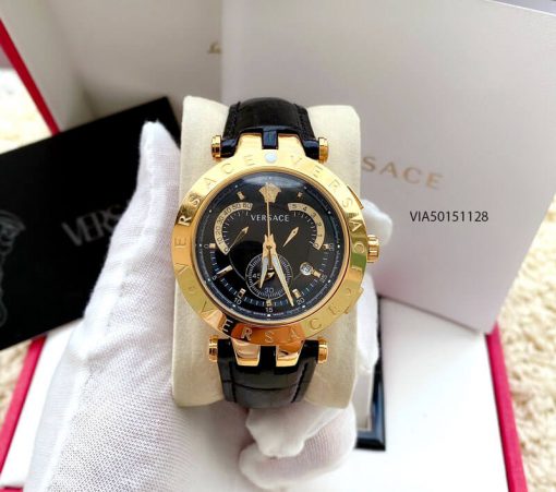 Đồng hồ Versace V- Race nam dây da cao cấp