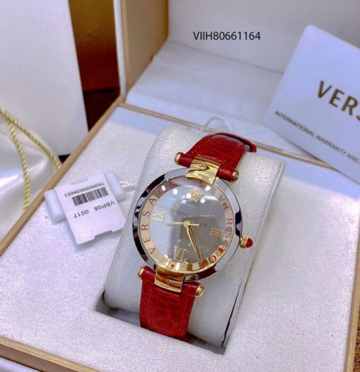 Đồng hồ Versace Revive Mirror Dial Leather dây da cao cấp