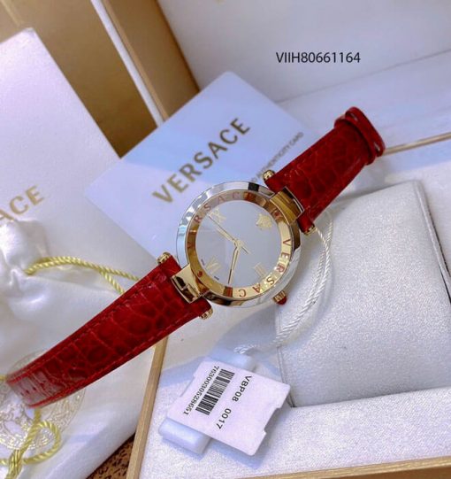 Đồng hồ Versace Revive Mirror Dial Leather dây da cao cấp