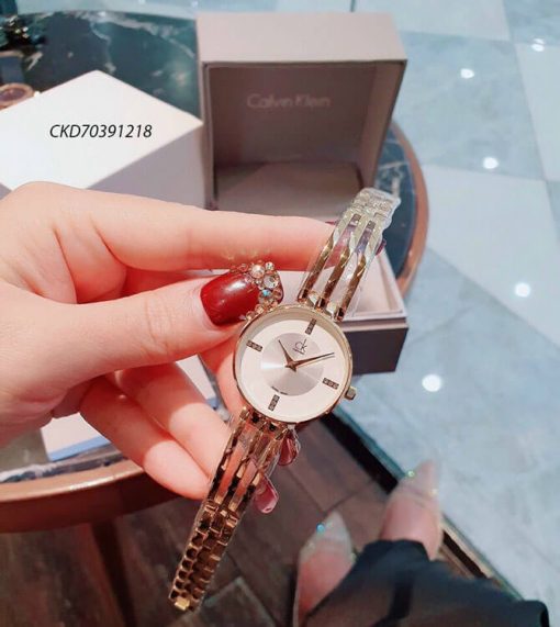 Đồng hồ Calvin Klein nữ dây kim loại cao cấp