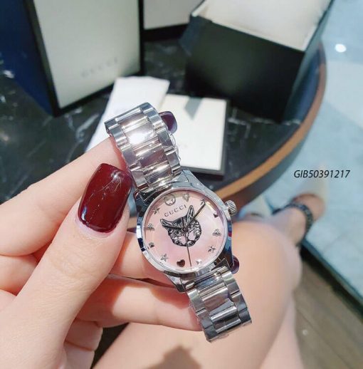 Đồng hồ Gucci G-TIMELESS YA1264074 hình mèo