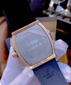 Đồng hồ Hublot Nam Senna Champion 88 dây cao su đen bọc da