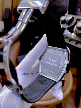 Đồng hồ Hublot Nam Senna Champion 88 dây cao su bọc da màu đen