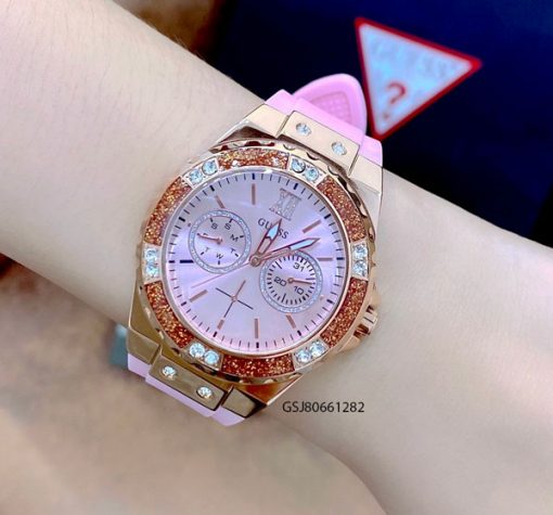 Đồng hồ nữ Guess W1053L3 LIMELIGHT hồng cao cấp