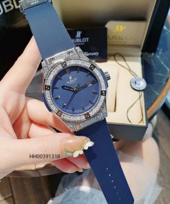 Đồng hồ Hublot Cặp Genever Chronograph 582888 màu xanh cao cấp giá rẻ